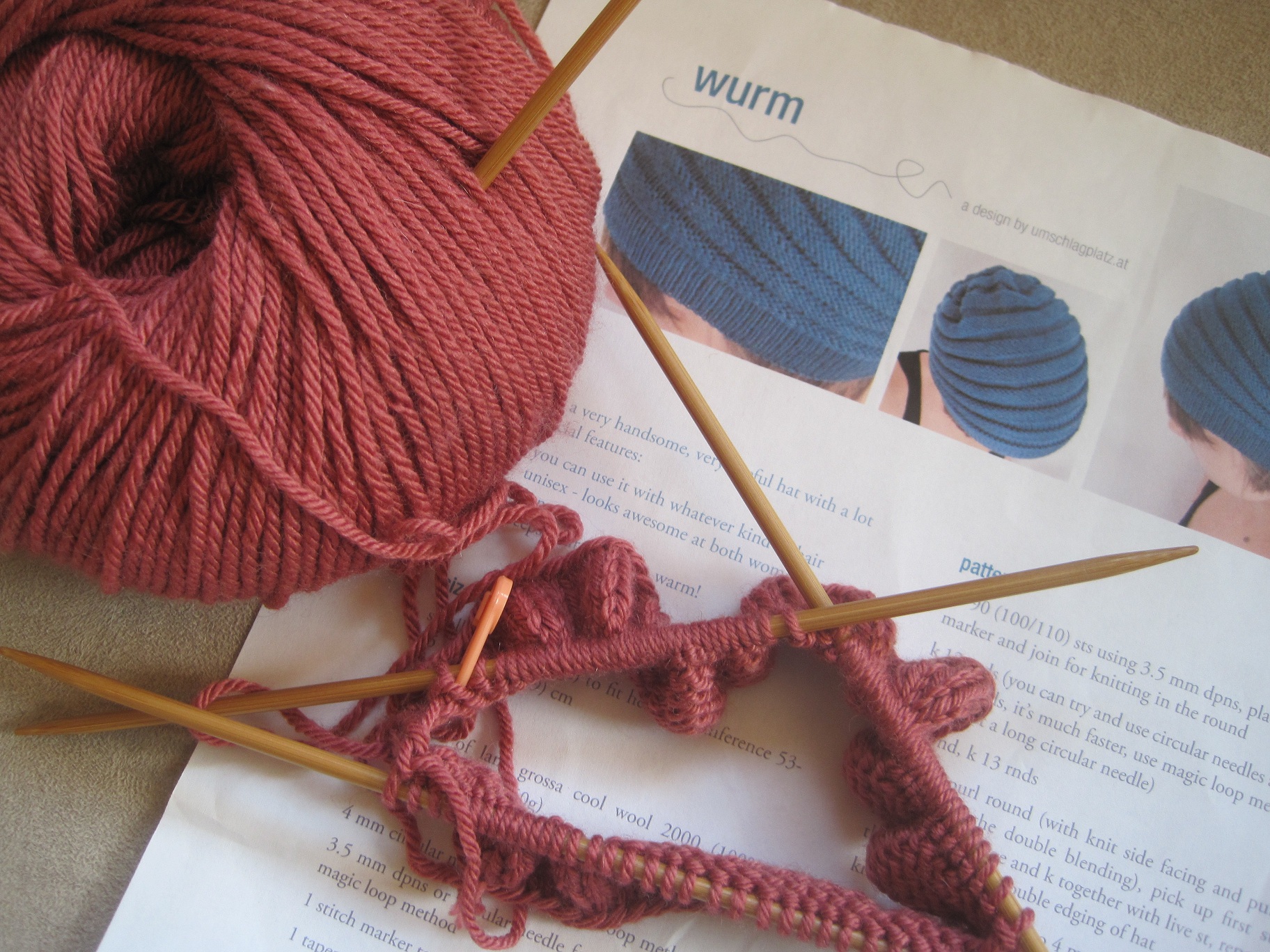 On my needles…